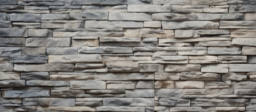 Texturing an aged wall made of gray stone