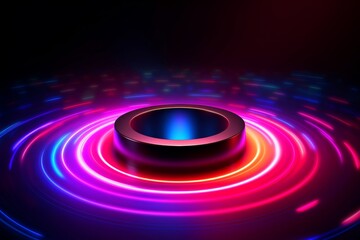 Obraz premium Abstract colorful galaxy wallpaper,black hole,abstract neon light