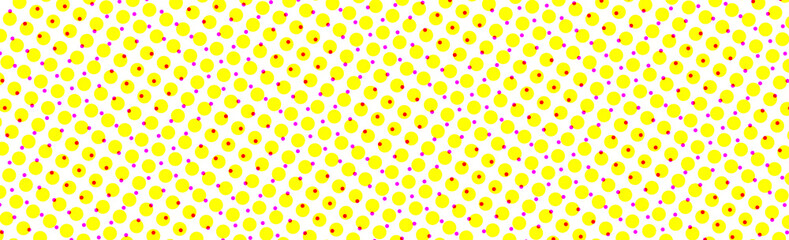 Pastel color halftone dots background. Wide panoramic. Web design. Gradient