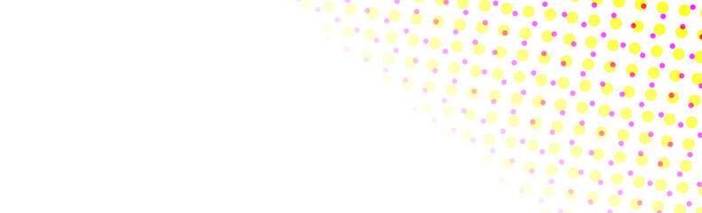 Pastel color halftone dots background. Wide panoramic. Web design. Gradient