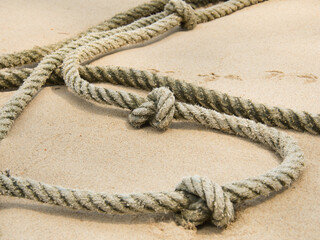 Old and dirty rope.