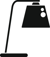 Floor lamp icon simple vector. Decor relax led. Modern house furniture