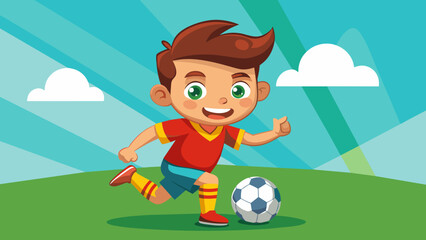 a-boy-playing-football-cartoon-character-illustration