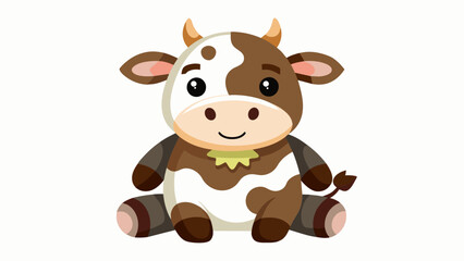 a-cute--stuffed-cow-toy-with-primitive-detail-on-w