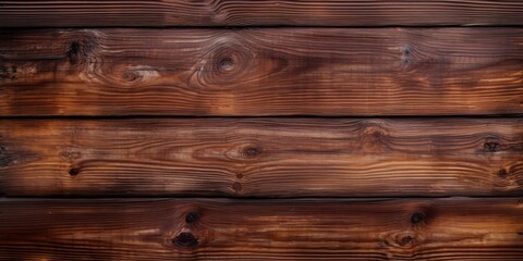 Dark brown paint on wooden boards as a background isolated over white.