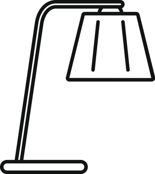 recommend clip art: Torcher light icon outline vector. Fixture floor energy. Company decor modern