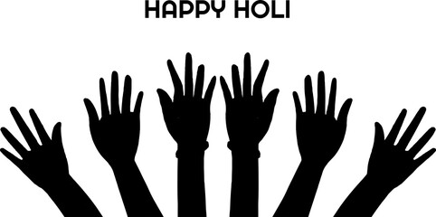 Festival of colors celebration happy holi card holiday design