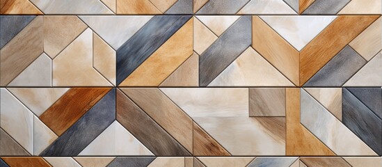 Decorative wall tiles design Seamless ceramic tiles and natural stone bricks wallpaper background textile