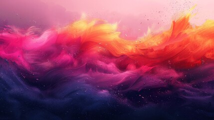 brush waves abstract background