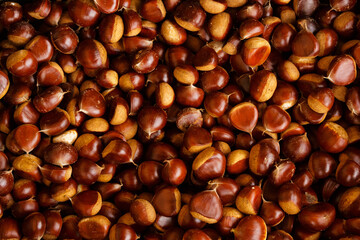 A bunch of chestnut