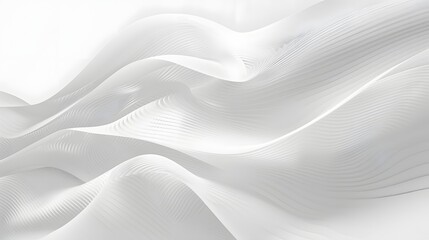 White wavy abstraction