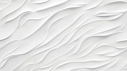 Keuken foto achterwand Smooth white waves texture © Vivid Canvas