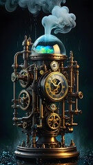 watch mechanism with gears