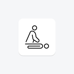 Spa Treatment icon, treatment, relaxation, massage, wellness line icon, editable vector icon, pixel perfect, illustrator ai file