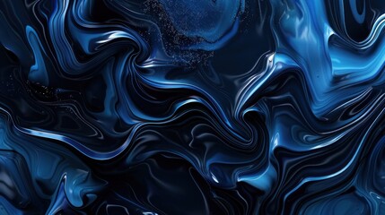 Fototapeta premium flowing abstract background, combined with various shades of blue