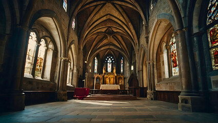 Fototapeta premium A beautiful church that will surely leave every visitor breathless, no matter what.