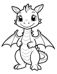 Dragon Doodles: Fun Coloring for Little Ones