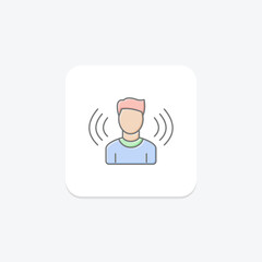 Virtual World icon, world, vr, environment, digital lineal color icon, editable vector icon, pixel perfect, illustrator ai file