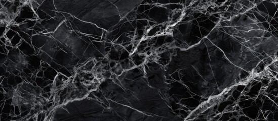 High resolution black marble texture with natural pattern for wallpaper or design Abstract black and white background with grunge texture