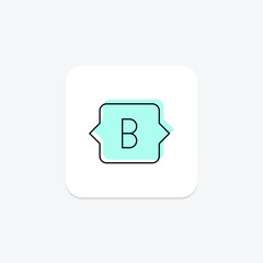 Bootstrap icon, css, framework, frontend, web color shadow thinline icon, editable vector icon, pixel perfect, illustrator ai file