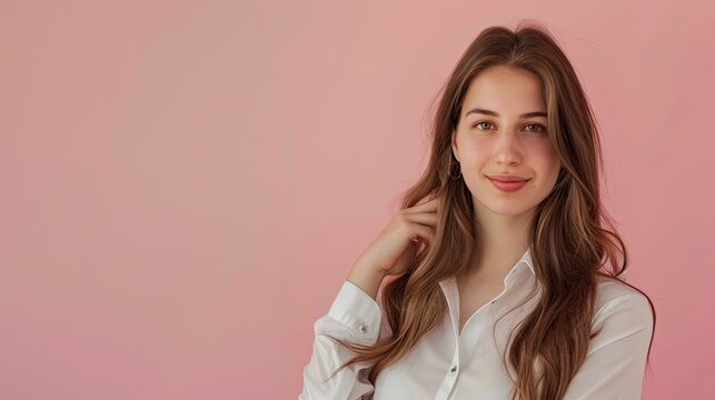 Young transgender woman, business portrait profile. - Powered by Adobe