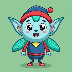 Cute Vector Cartoon Mascot Illustration Style