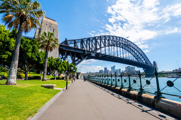 Fototapeta premium panoramic view of sidney harbour