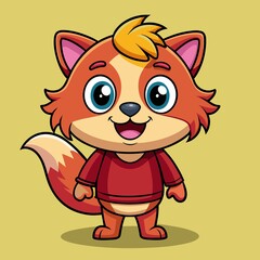 Cute Cartoon Mascot Illustration Style