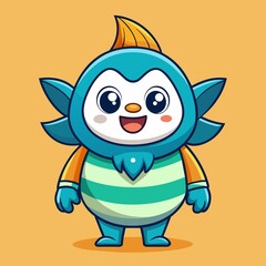 Cute Cartoon Mascot Illustration Style