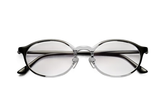 A Pair of Glasses on a White Background