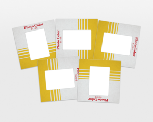 Old Film Photo Slide Mounts With Alpha