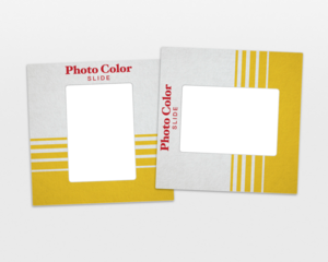 Old Film Photo Slide Mounts With Alpha