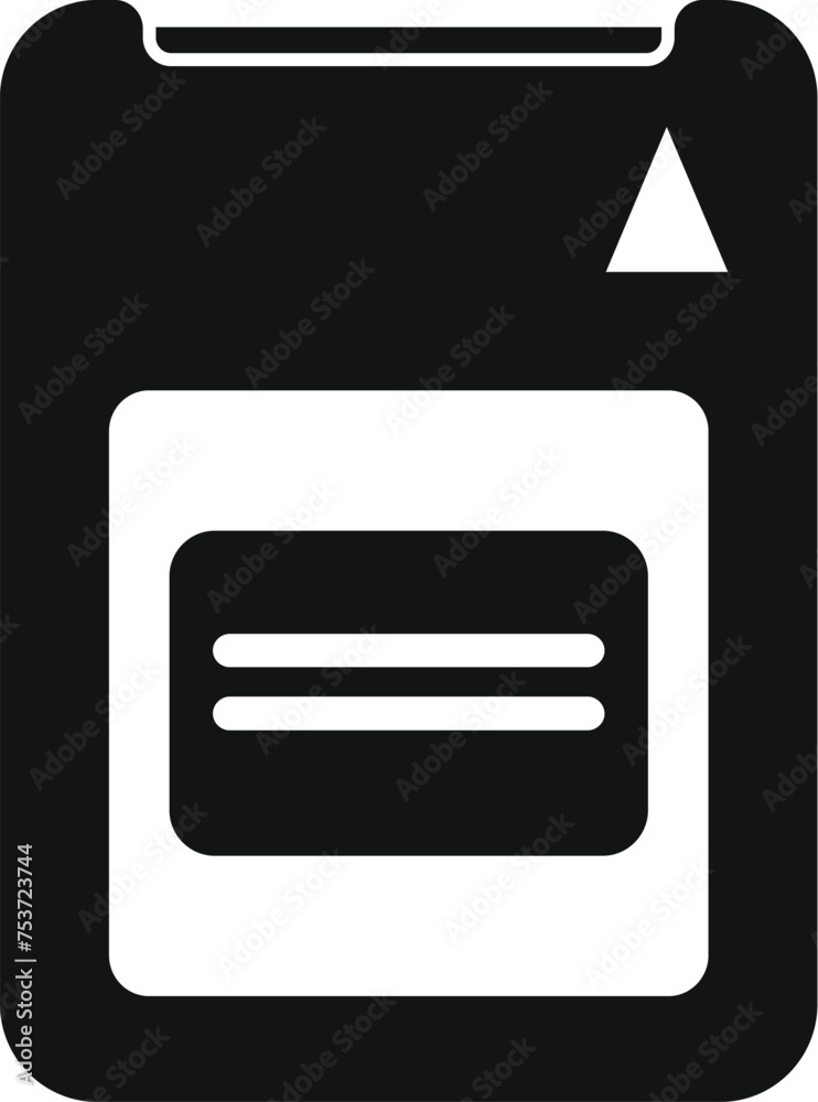 Poster data solid center icon simple vector. disk device. size byte cloud state