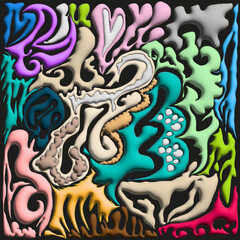 Obraz premium background with a pattern