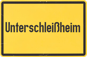 Ortsschild Unterschleißheim