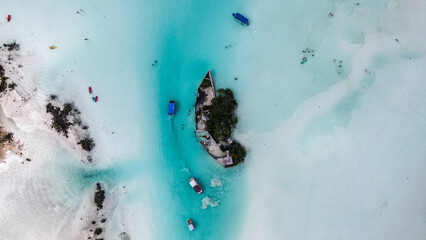 Perfecto view from Bacalar lagoon
