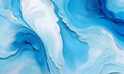 Abstract watercolor soft blue print sea water ocean background. Soft blue sea watercolor liquid fluid texture background.