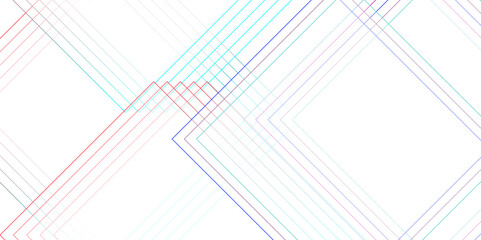 Abstract Multicolor Stripes background design with layers of Geometric shapes with digital connection of lines vector futuristic digital landscape with lines Futuristic geometric shape realistic lines