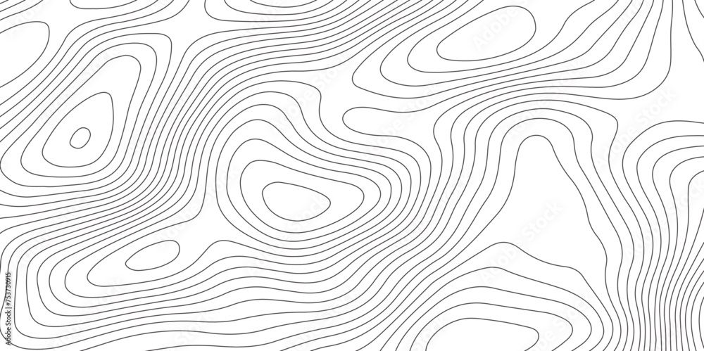 Poster abstract design with seamless pattern with lines topographic map. geographic mountain relief. retro 