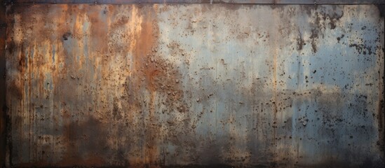 Vintage distressed metal backdrop