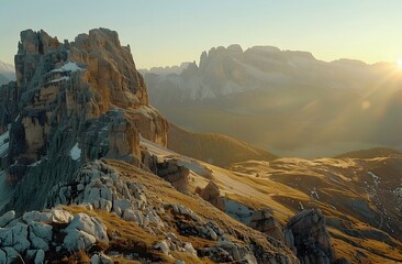 Breathtaking sunrise in the Dolomites captured in stunning detail with a Canon EOS R5, showcasing...