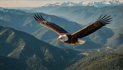 eagle in flight