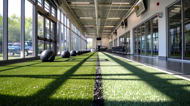 A professional athletic training facility focusing on sports performance
