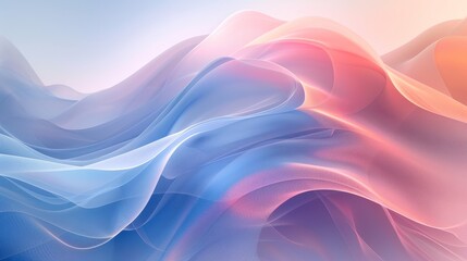 Fototapeta premium A serene geometric background with soft gradients