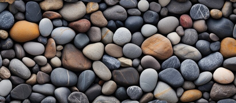River stone background texture