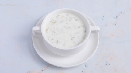 Dovga - Azerbaijani yogurt soup 