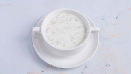 Dovga - Azerbaijani yogurt soup 