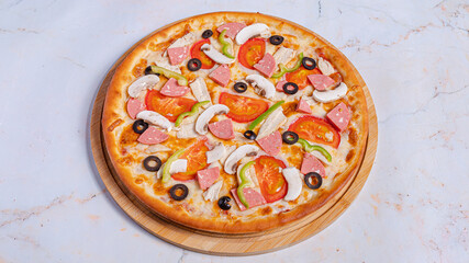 Pizza isolated 