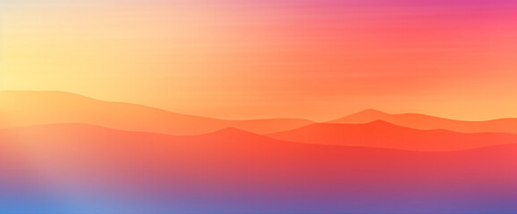 Lively sunrise gradient backdrop blending radiant colors, igniting creativity and inspiration for...