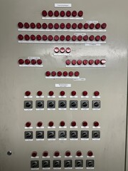 control panel of the panel